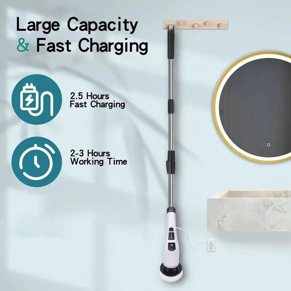 Electric Shower Glass Cleaning Brush
