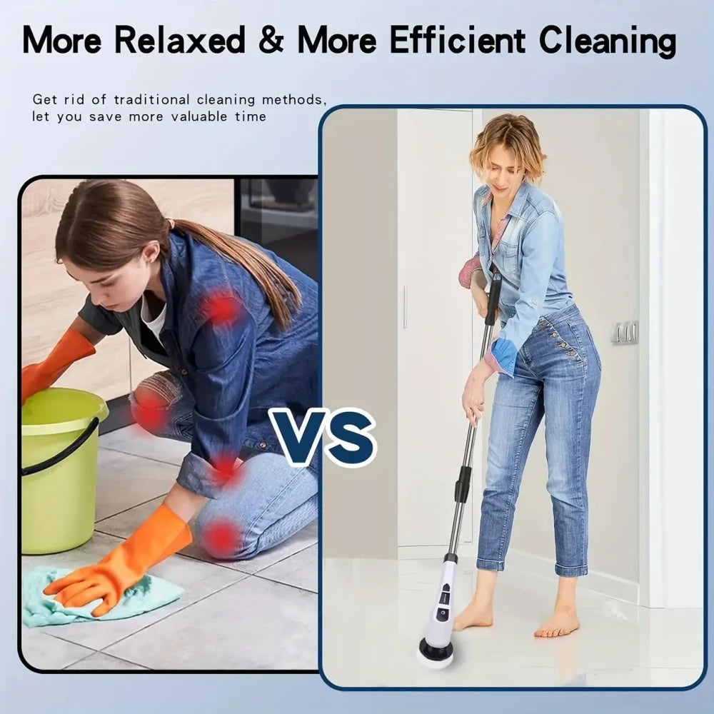Electric Shower Glass Cleaning Brush